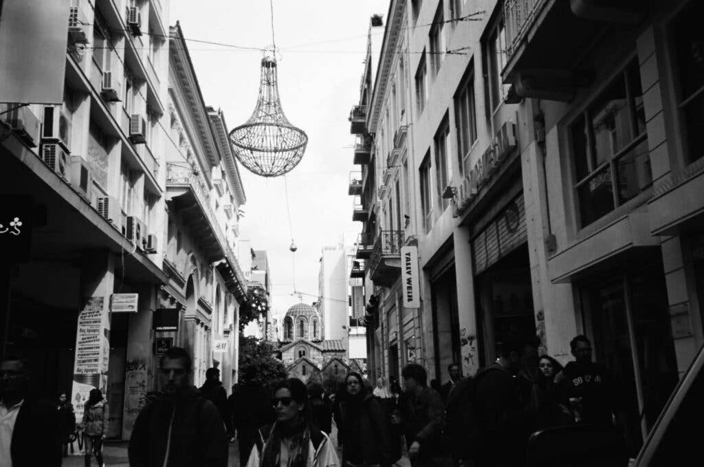 Ermou Street can take you from Syntagma Square to the Acropolis. It's some of the best people watching - I would recommend getting a beer on one of the side streets and watching the crowds go by.