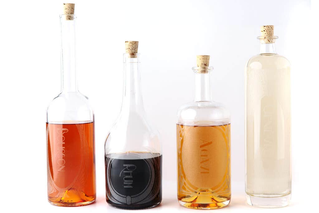 Vintage decanter set