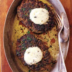 Chopped Sirloin with Blue Cheese Butter