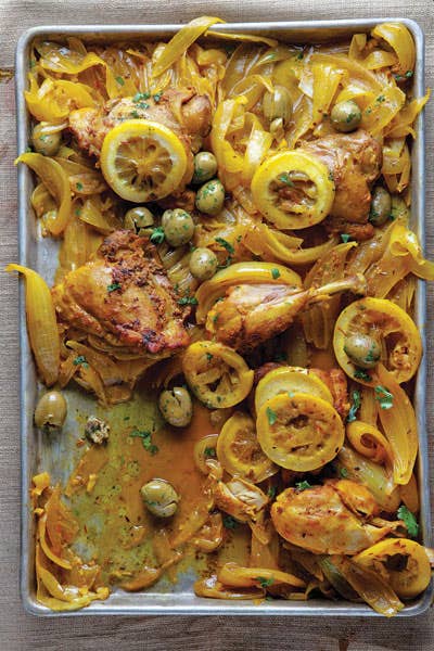 Chicken and Onion Tagine