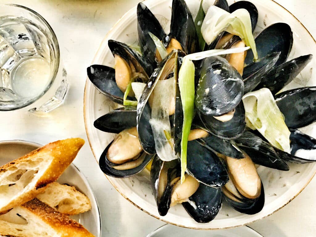 Mussels at Måurice