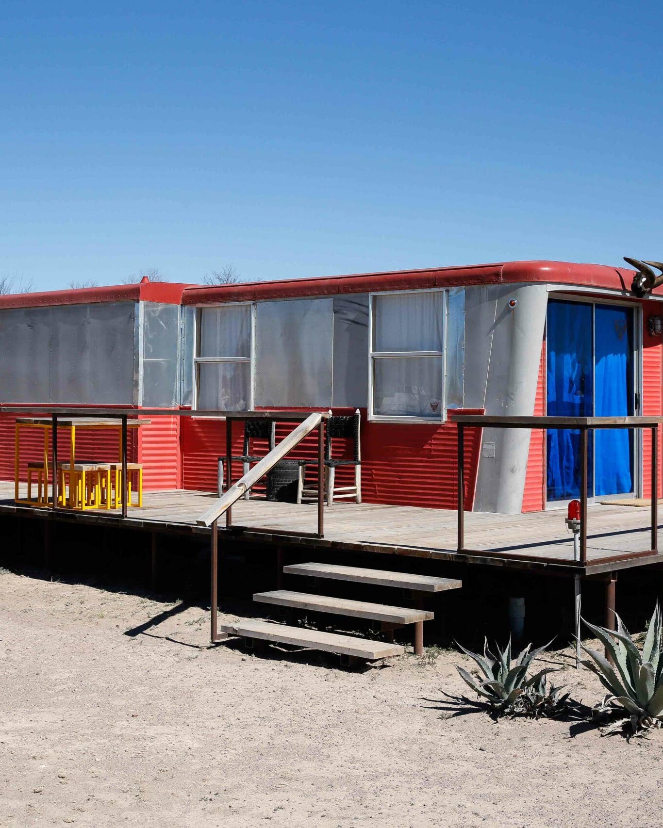This Texas Hotel Doesn’t Have Rooms—Only Trailers and Yurts—and it’s Incredible