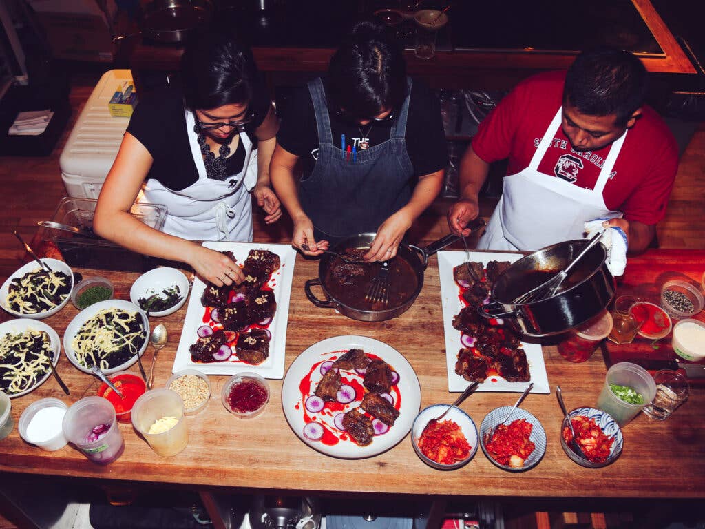 Plate prep from above