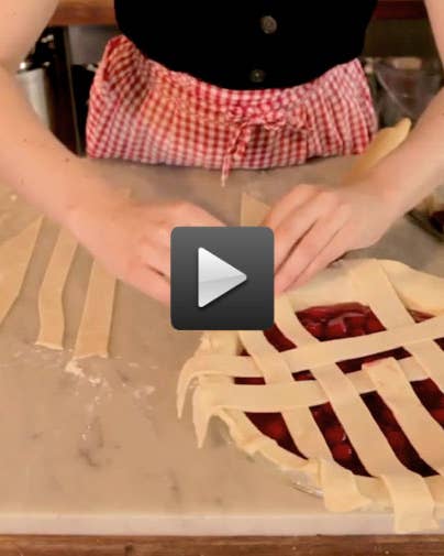 How to Weave a Lattice Top for Pies