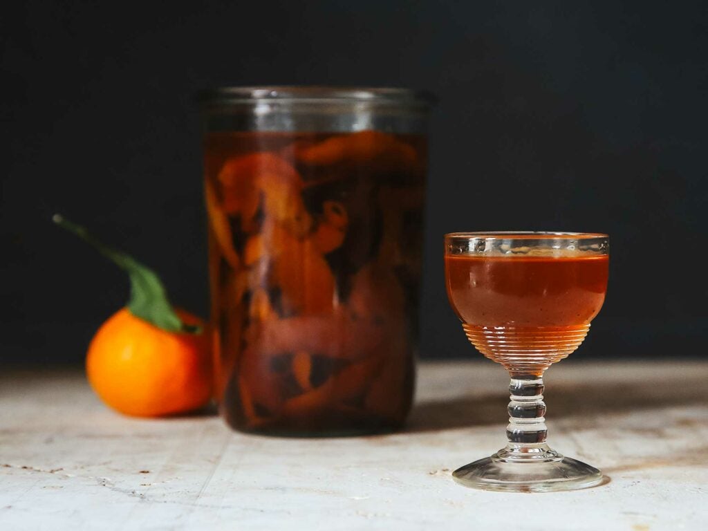 Clementine-Rum Liqueur