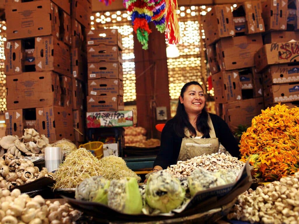 Mercado Merced Produce Stall Fungus