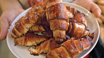 Rugelach (Cinnamon, Apricot, and Walnut Pastries)