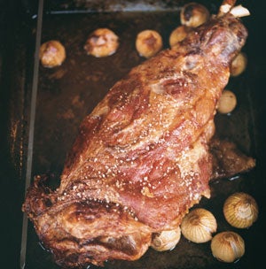 Roast Shoulder of Lamb