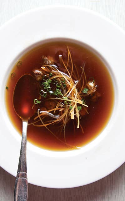 Ochsenschwanzsuppe  (Oxtail Consommé)