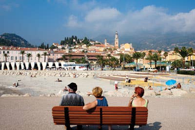 beach in the South of France