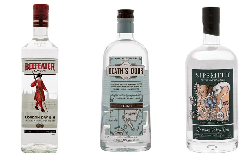 gin, london dry gin