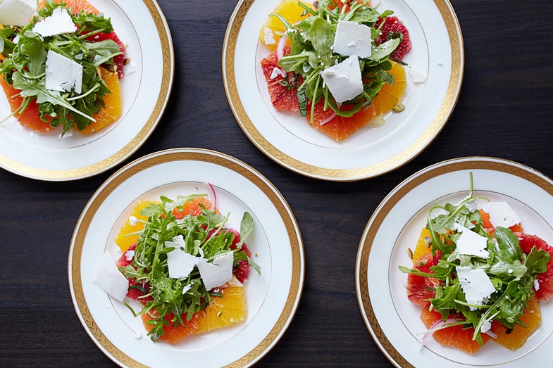 Citrus Salad with Arugula & Ricotta Salata