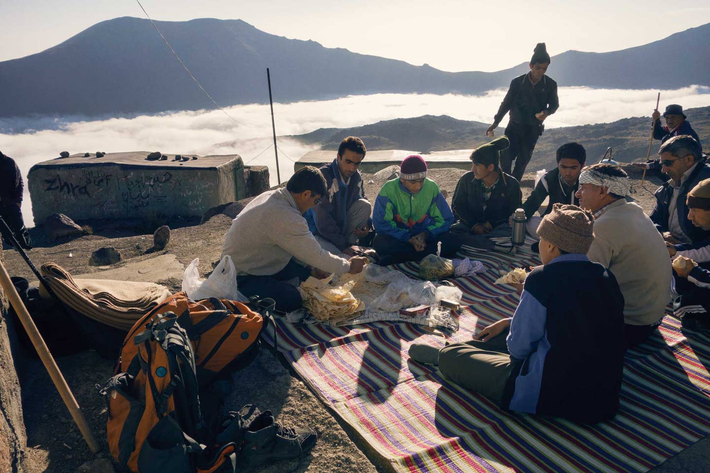 What It’s Like to Eat Breakfast Above the Clouds