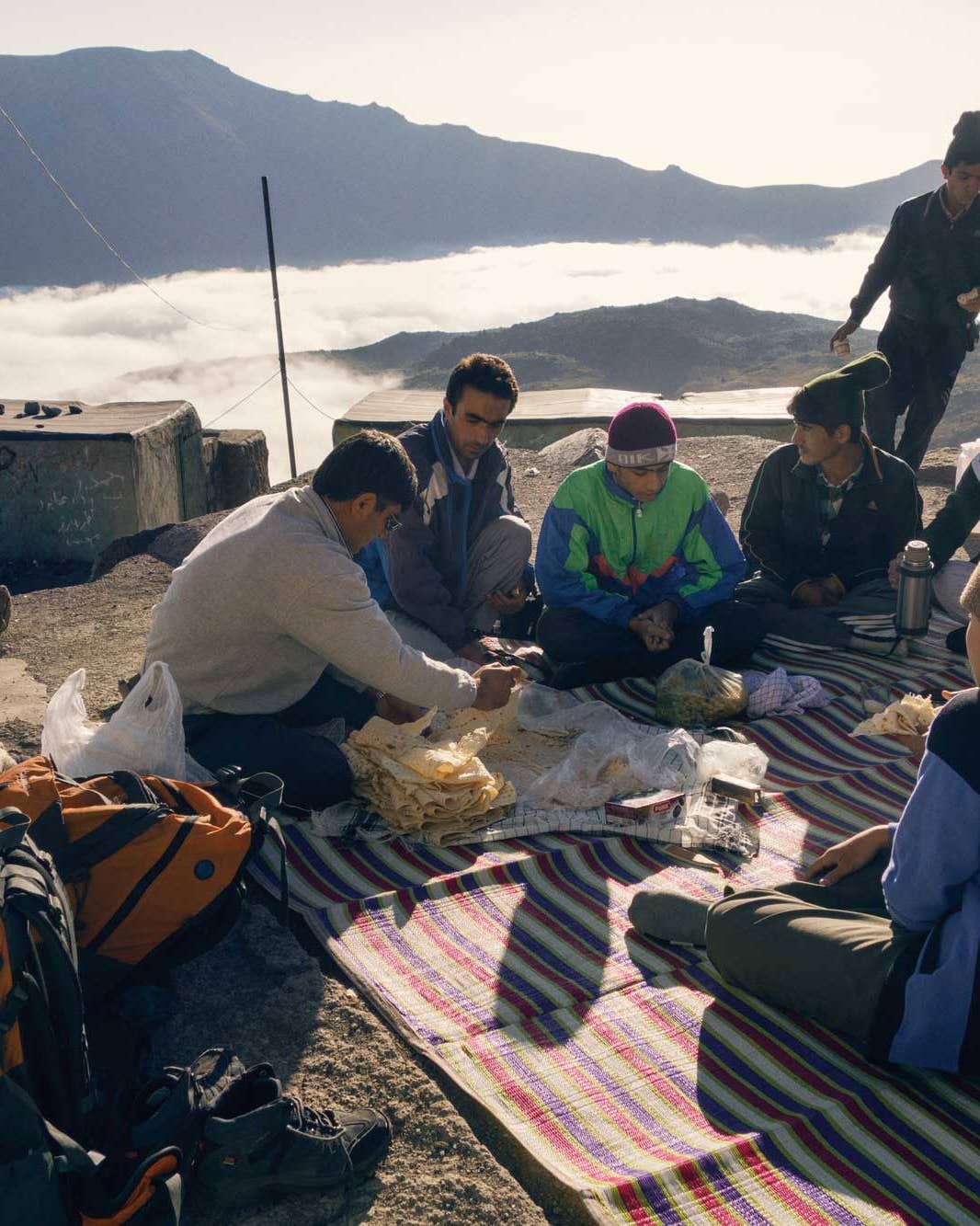 What It’s Like to Eat Breakfast Above the Clouds
