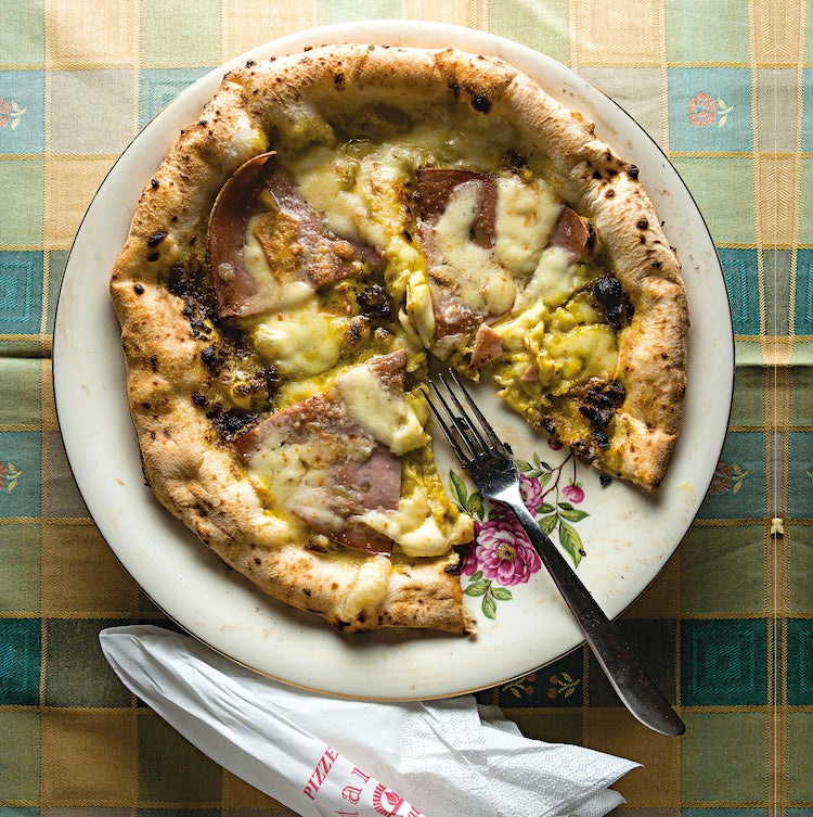 Pistachio and Mortadella Pizza (Pizza Pistacchio e Mortadella)