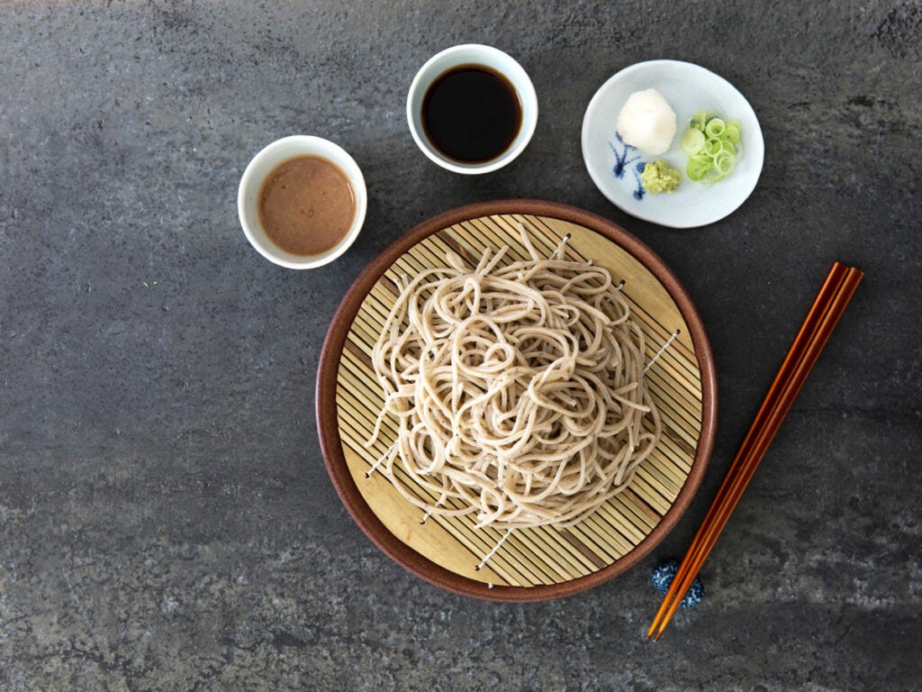 Soba Noodles with Two Dipping Sauces