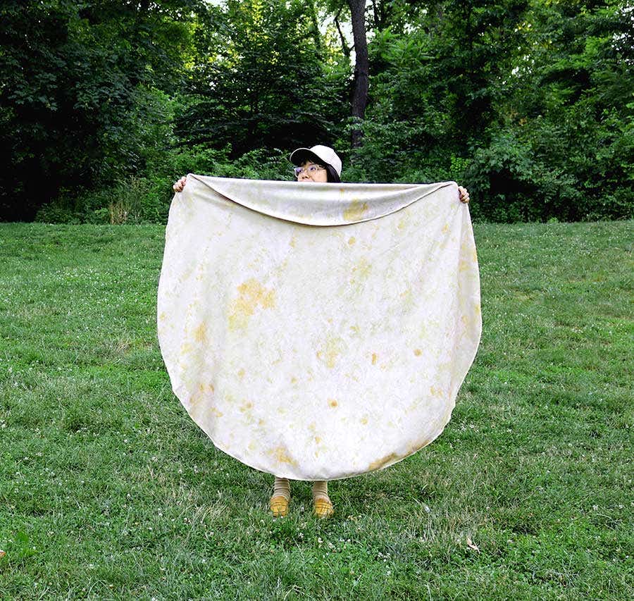 Dressing up as a burrito has never been easier.