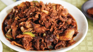 Korean Spicy Stir-Fried Pork Belly (Jeyuk Bokkeum)
