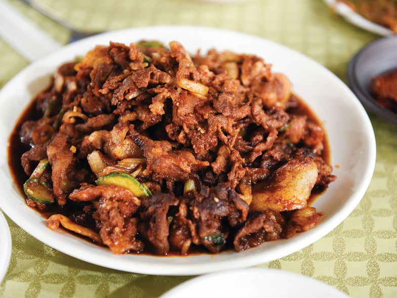 jeyuk bokkeum stir fried pork