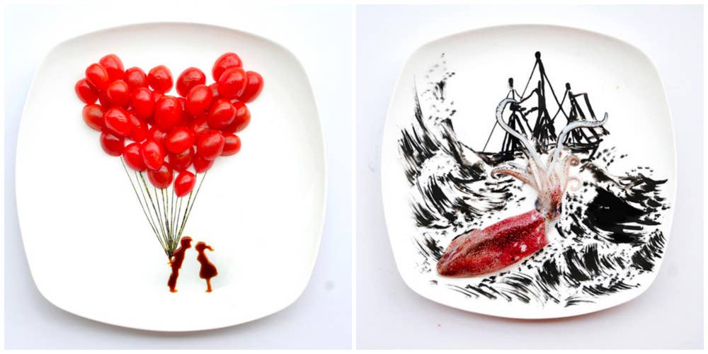 Weekend Reading: Dinner-Plate Art, Cheesy Fashion, Declining Cupcakes, and More