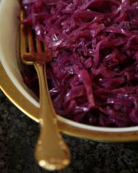Braised Red Cabbage with Bacon