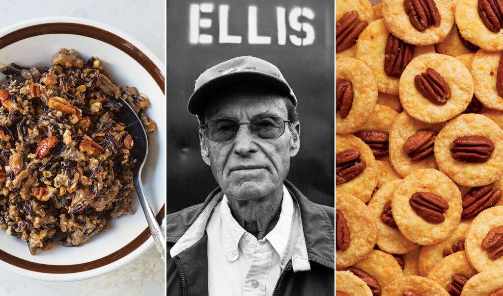 Pecan dirty rice, Elliot Ellis, Pecan crisps