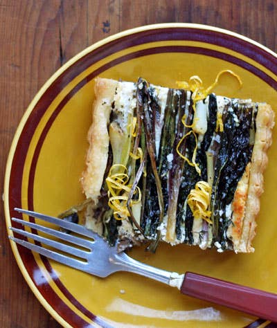 Ramp and Mushroom Tart