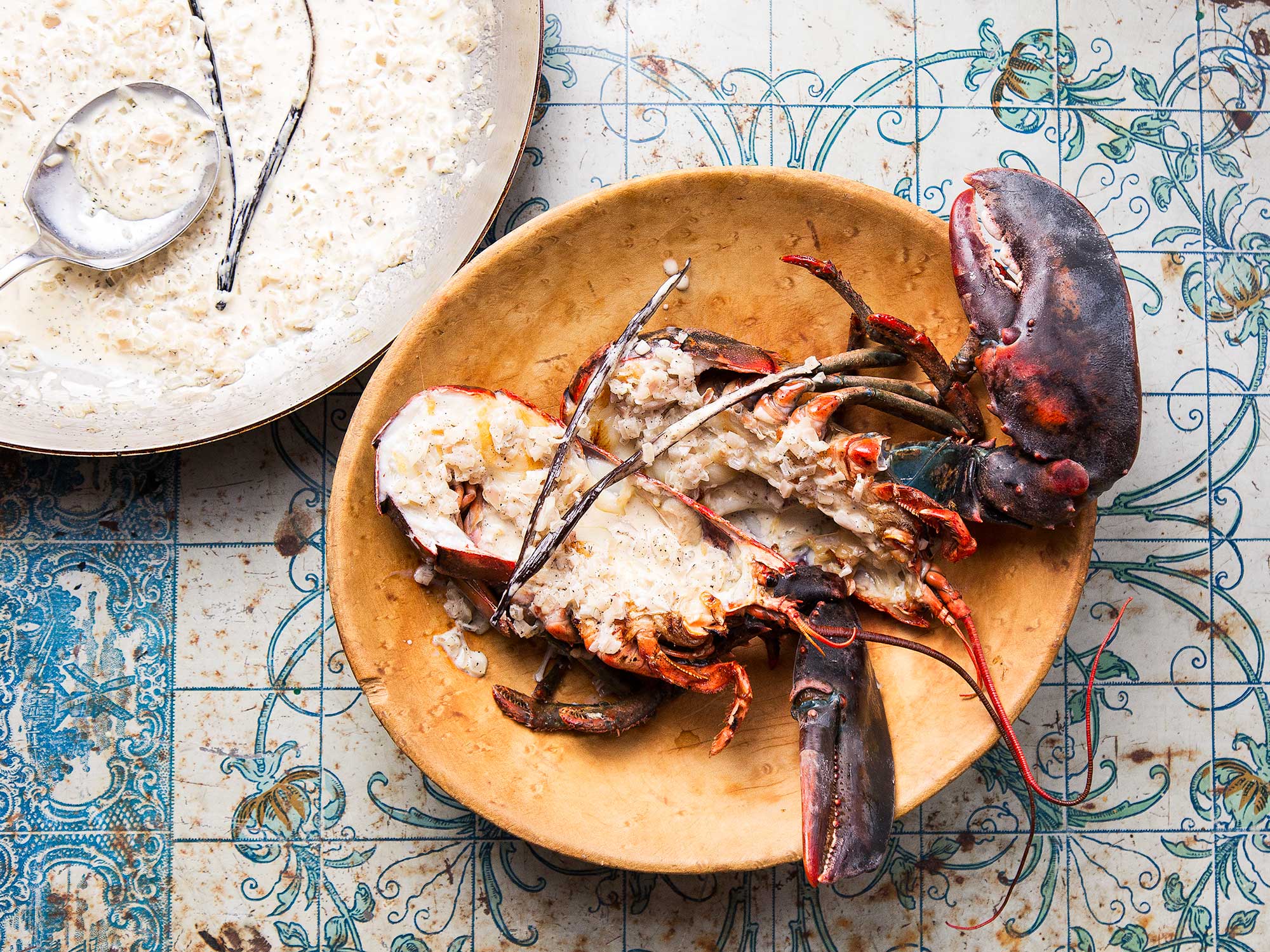 Grilled Lobsters With Vanilla Cream Sauce (Langouste à la Vanille)