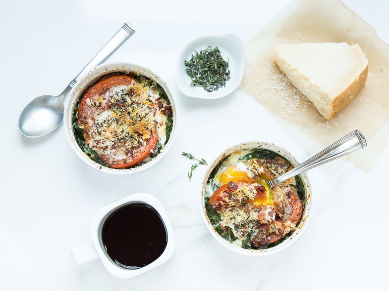 BAKED EGGS