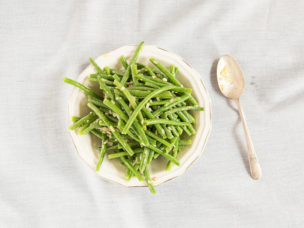 Haricots Verts with Dijon Vinaigrette