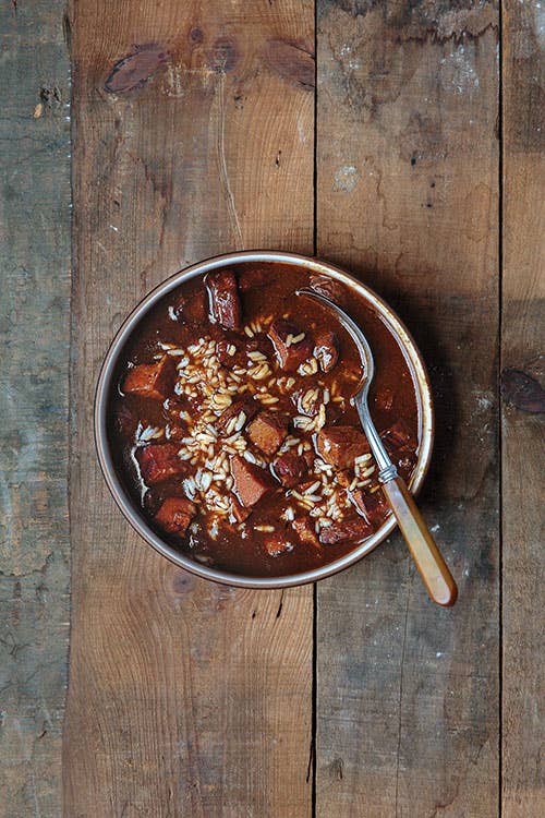 Smoked Turkey and Andouille Gumbo