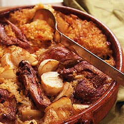 Arròs amb Ànec i Naps (Rice with Duck and Turnips)