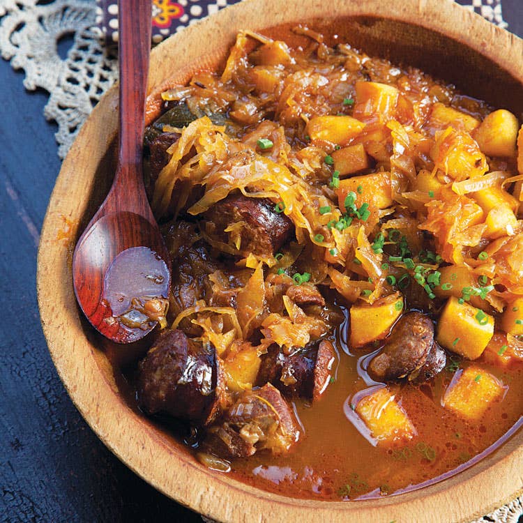 Bigos (Polish Pork and Sauerkraut Stew)