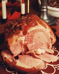 Mustard-Glazed Christmas Ham