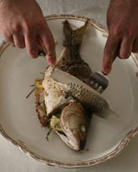 Carving Whole Fish