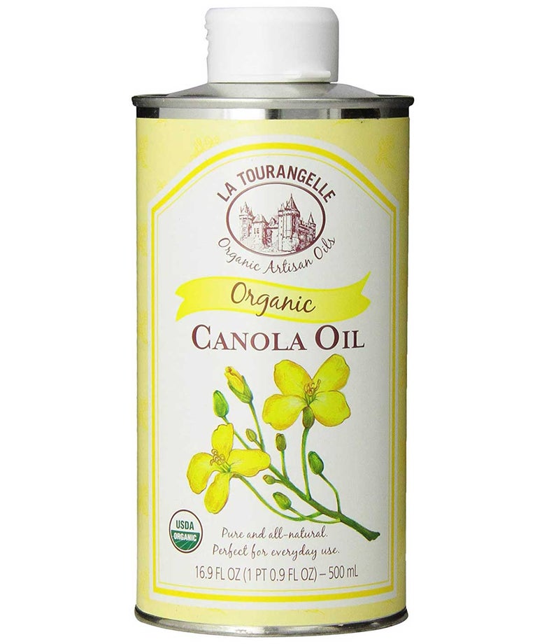 La Tourangelle Organic Canola Oil 16.9 Fl. Oz, All-Natural, Artisanal, Great for Cooking and Baking or as Base for Marinade