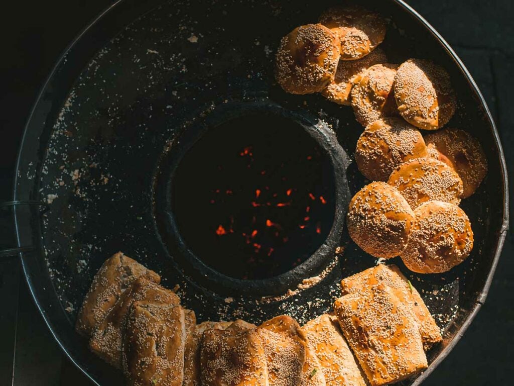 sesame pancake