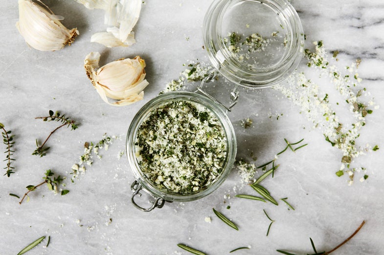 Hand-Chopped Garlic Herb Salt