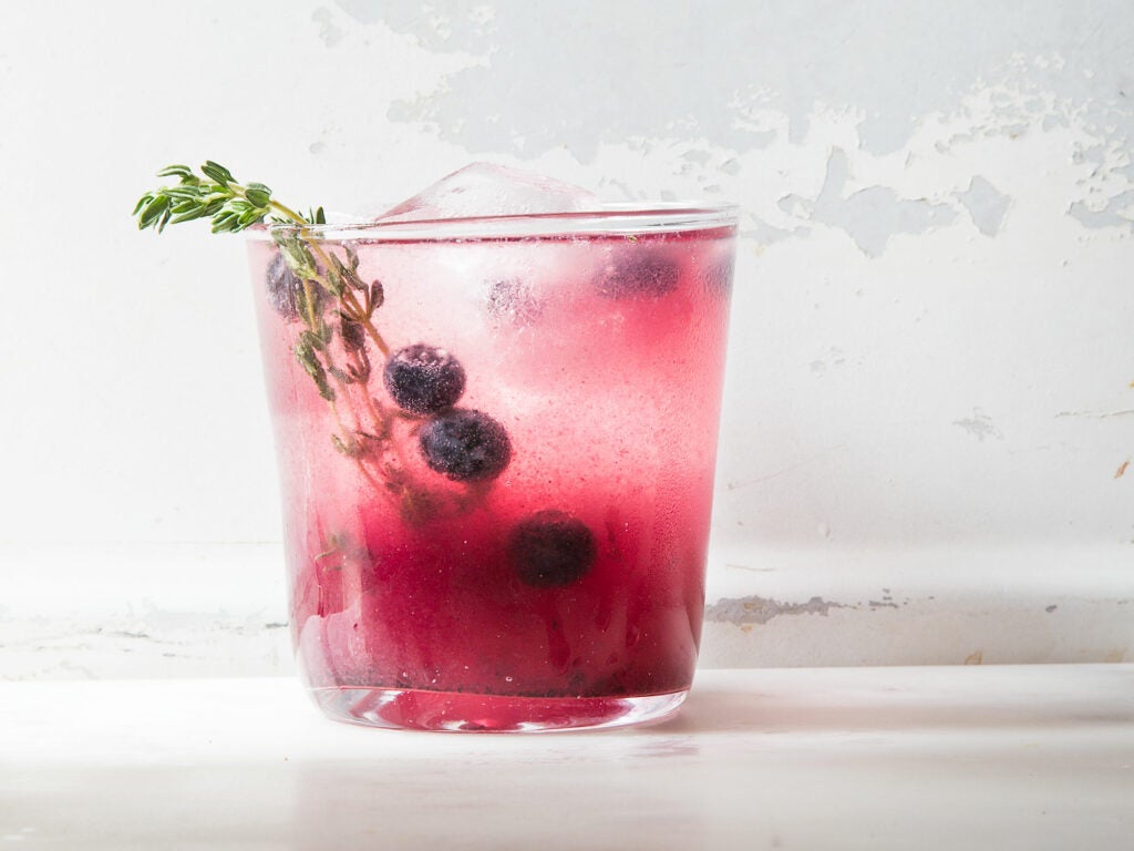 Blueberry Thyme Cocktail