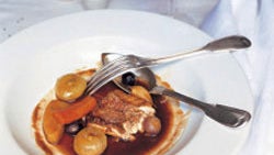 Red Snapper with Ham Hock–Red Wine Sauce
