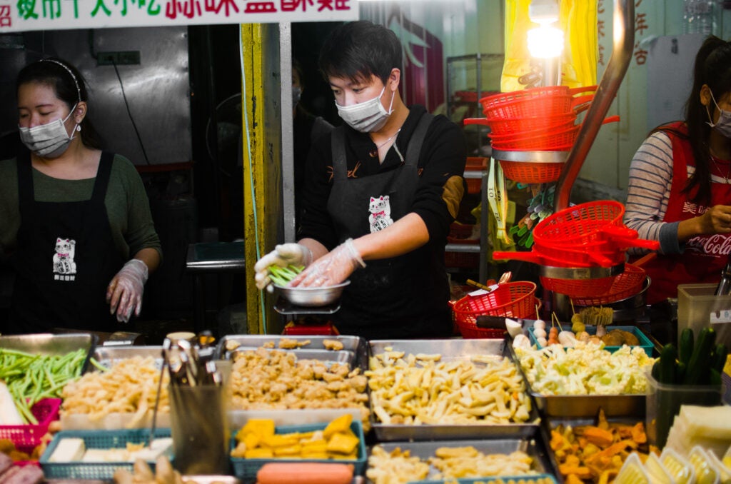 Kebab stand, Taipei, Taiwan