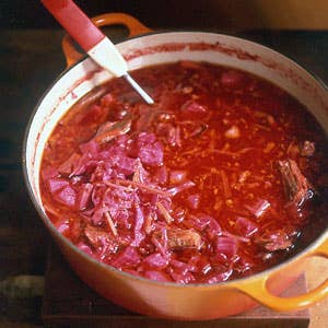 Ukraine-Style Beet Soup (Borshch)