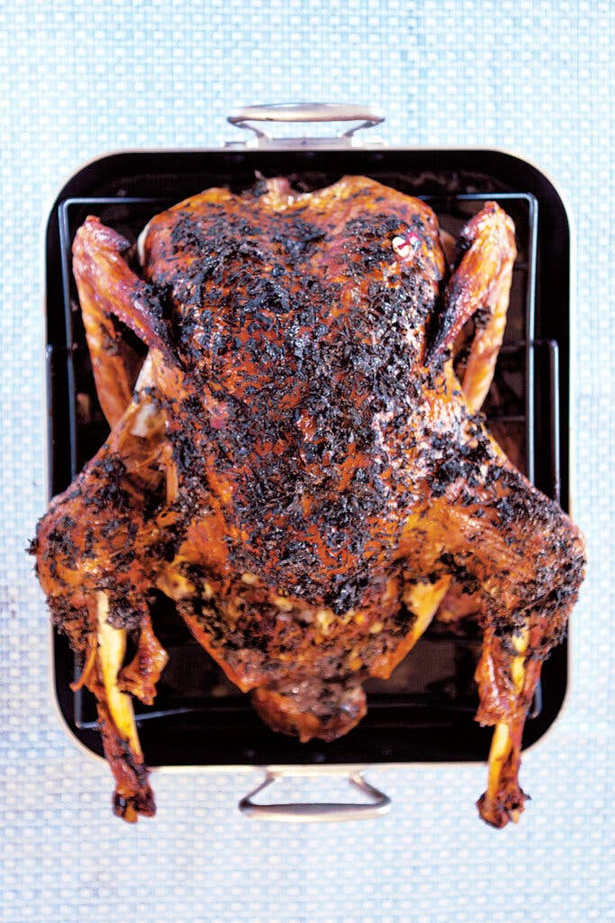 Herb-roasted turkey