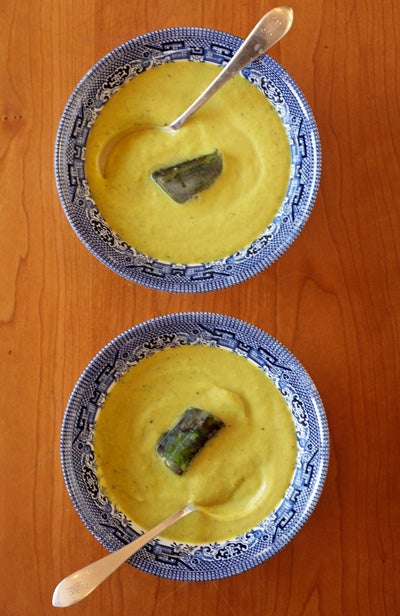 Cold Curried Summer Squash Soup