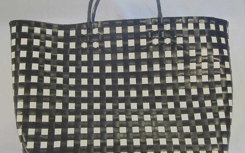 Woven shopping bags