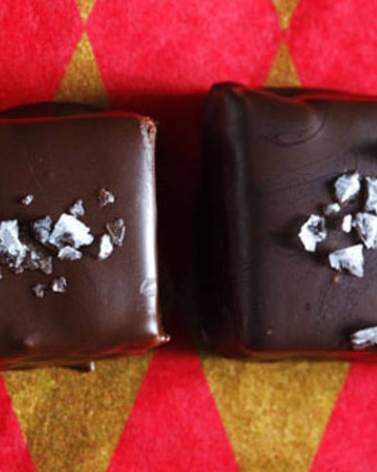 Chocolate–Peanut Butter Nougat Squares