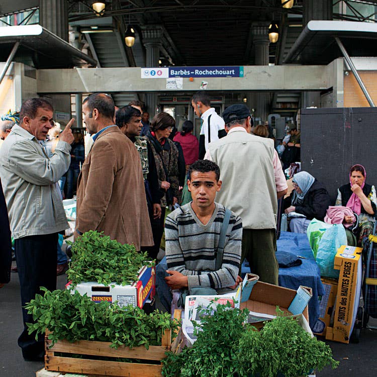 Moroccan market in paris