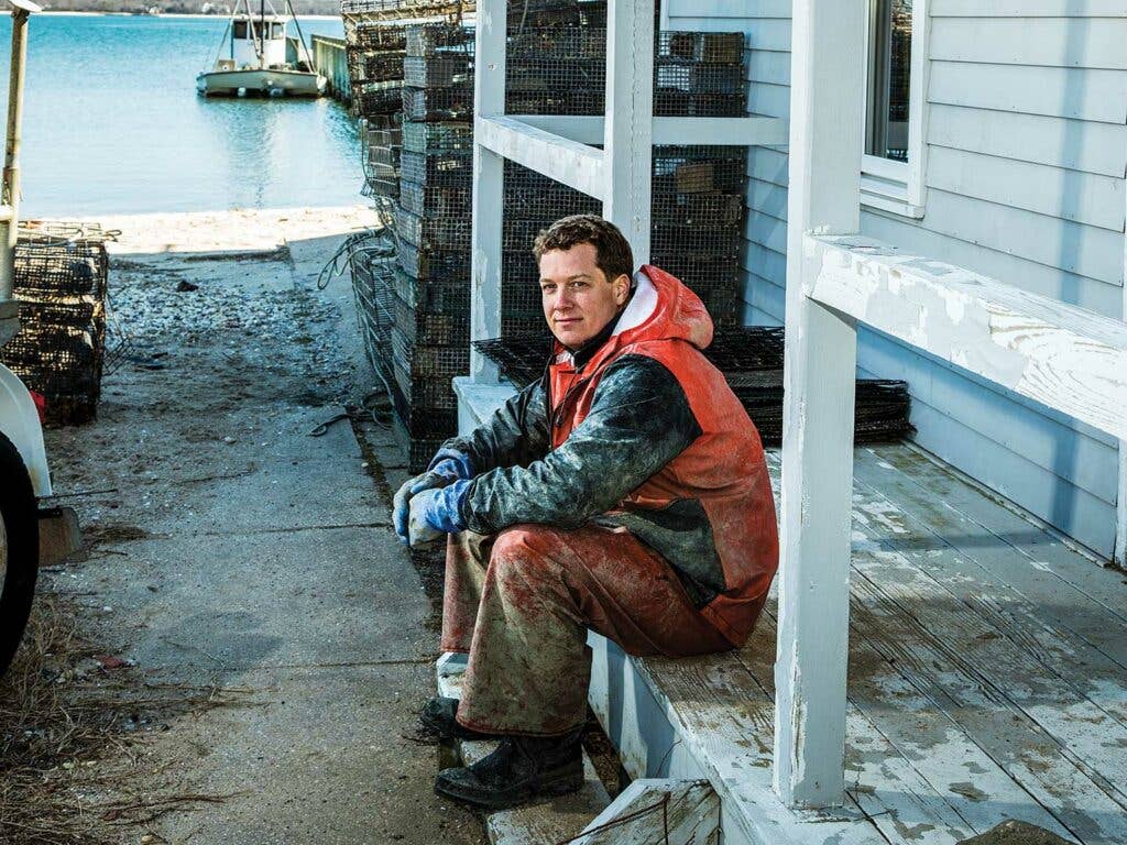 Oyster farmer Peter Stein