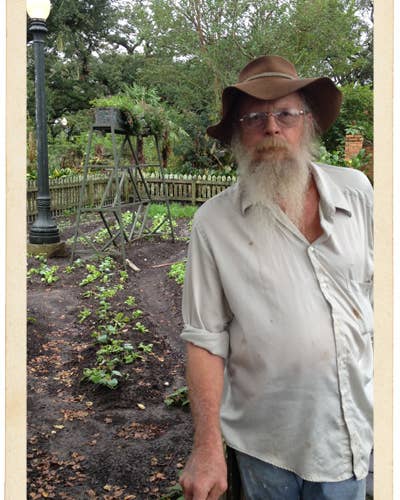 Postcard: Farmer Craig Black at Houmas House Plantation and Gardens