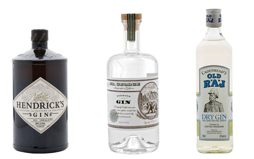 gin, floral, aromatic